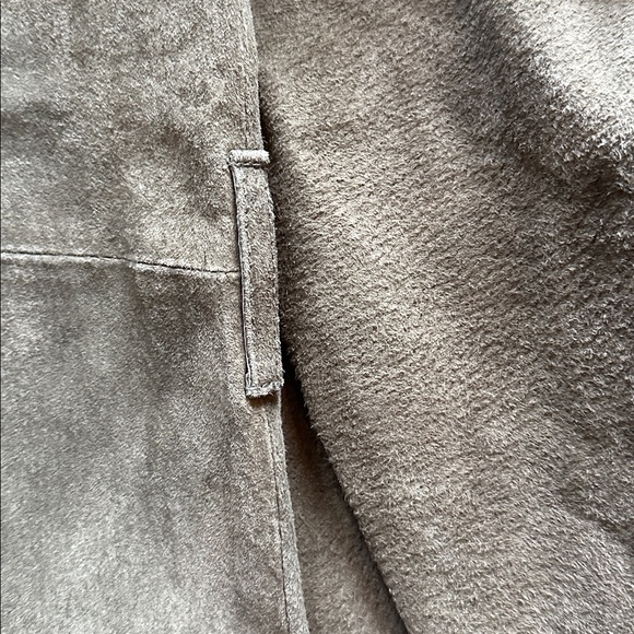 Vtg Relativity genuine suede utility military style jacket - Picture 5 of 6